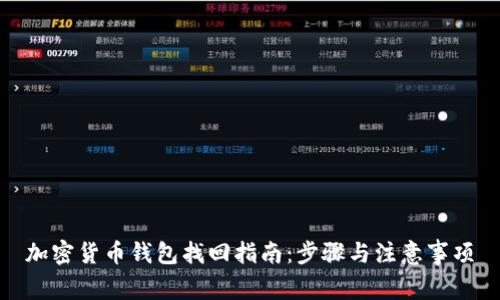 加密货币钱包找回指南：步骤与注意事项