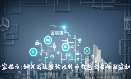 专家揭示：如何高效查询比特币钱包交易的独家秘诀