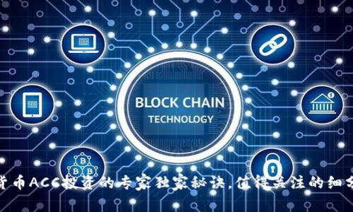 数字货币ACC投资的专家独家秘诀，值得关注的细分市场