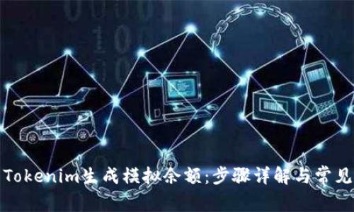 如何使用Tokenim生成模拟余额：步骤详解与常见问题解答